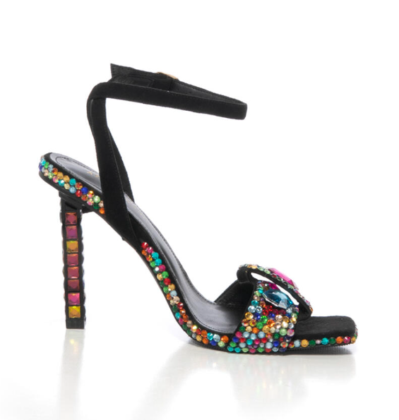 Sweeter than Candy Black Stiletto - Féline Couture 