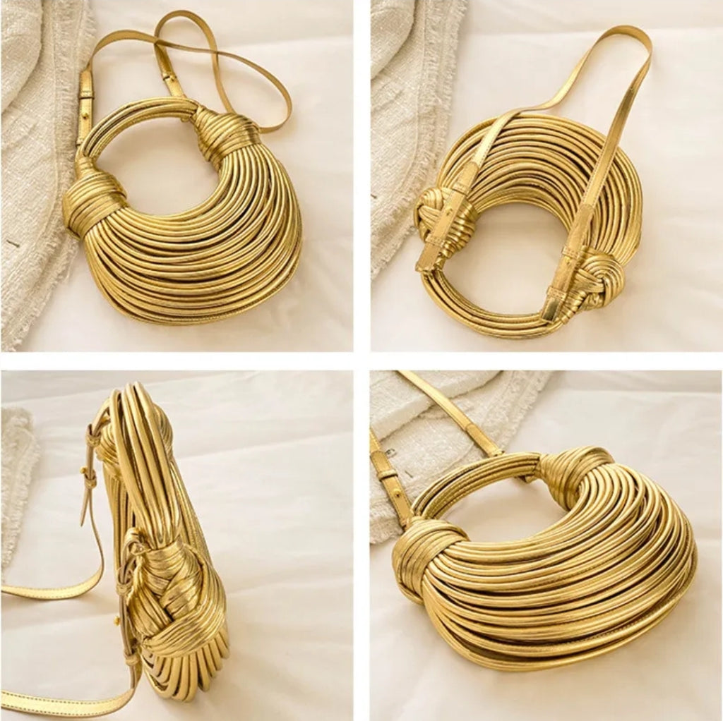 Feline Couture Gold Clutch Handbag - Féline Couture 