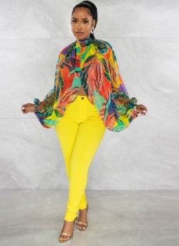 Killing Em Softly High Waist Stretchy Jeans - Féline Couture 