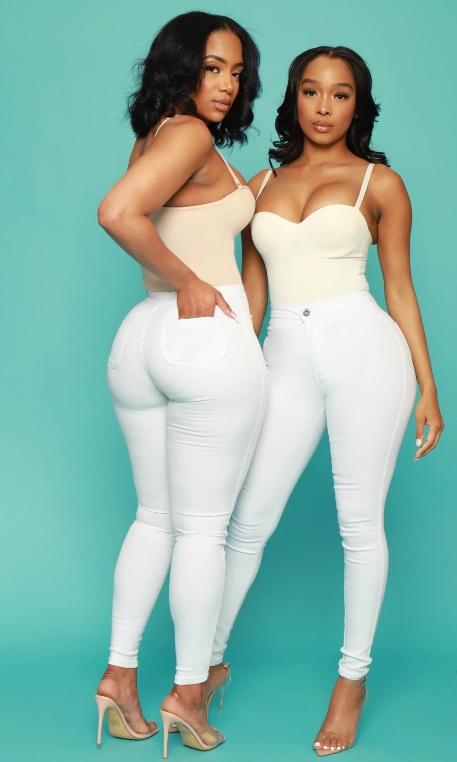 Killing Em Softly High Waist Stretchy Jeans - Féline Couture 