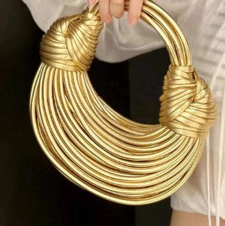 Feline Couture Gold Clutch Handbag - Féline Couture 