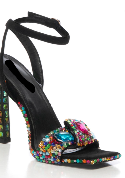 Sweeter than Candy Black Stiletto - Féline Couture 