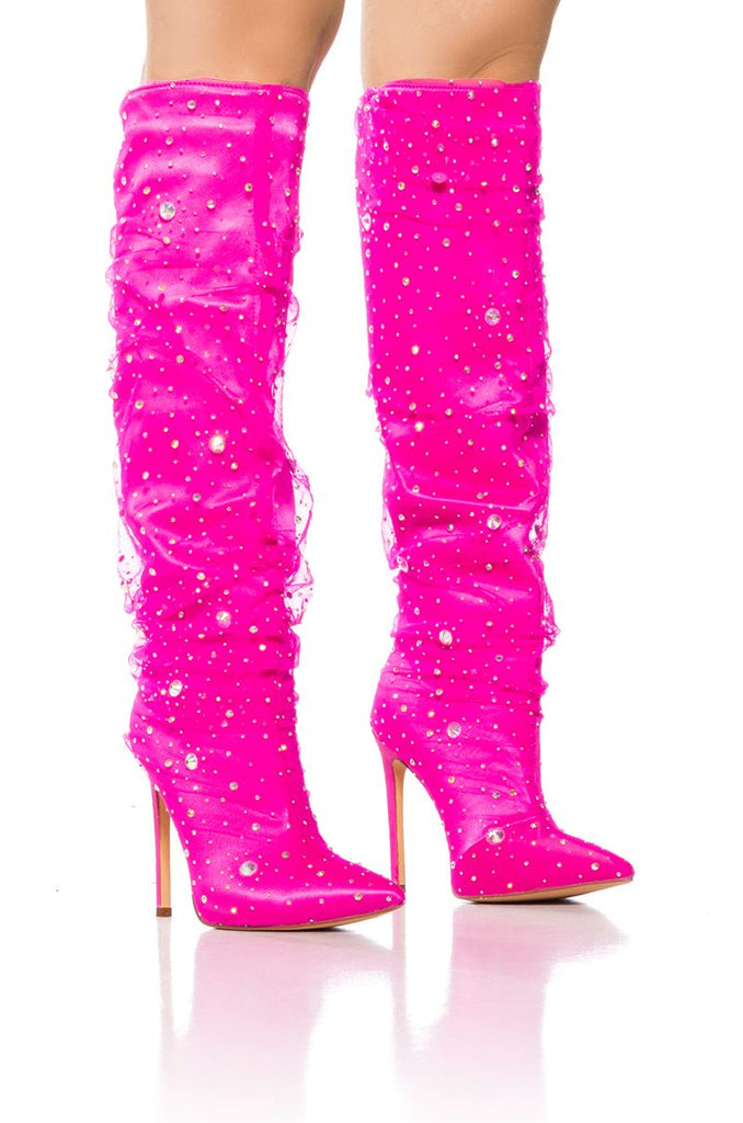 Barbie World Pink Stiletto Boot - Féline Couture 