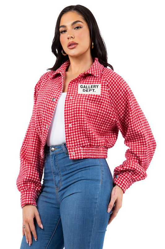 CLUELESS SEXY CROP TOP JACKET - Féline Couture 