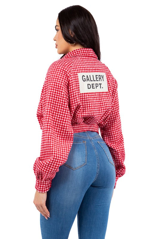 CLUELESS SEXY CROP TOP JACKET - Féline Couture 