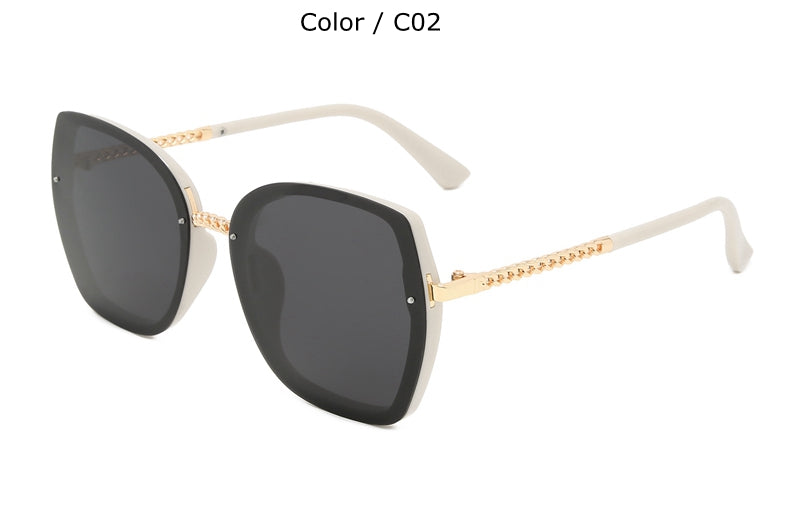 Tezers Sunglasses - Polarized Square Frame in 5 colors - Féline Couture 