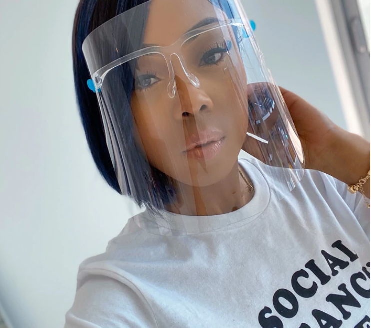 Social Distancing Face Shield Mask - Féline Couture 