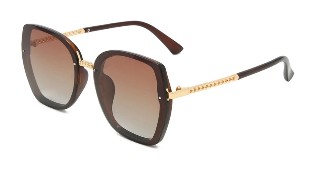 Tezers Sunglasses - Polarized Square Frame in 5 colors - Féline Couture 