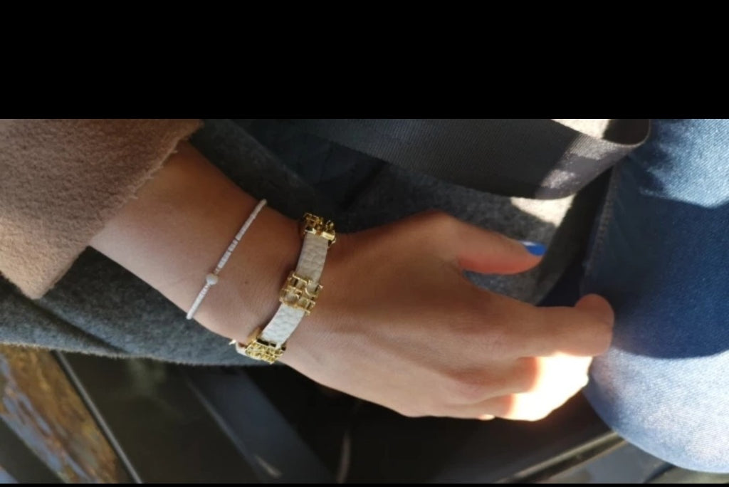 CH Steel Letter Charm Bracelets - Féline Couture 