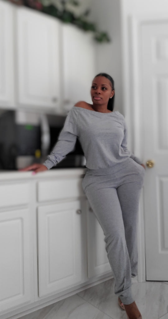 Bling You Out Sweater & Jogger Set - Féline Couture 
