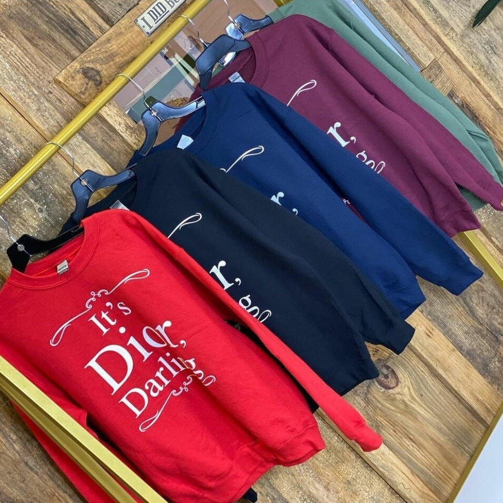 It's Dior Darling Sweatshirt - Féline Couture 