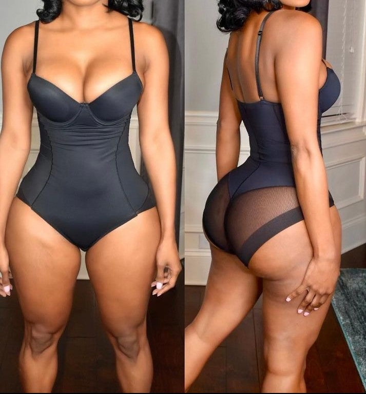 Late Night Text Luxury BodySuit - Féline Couture 