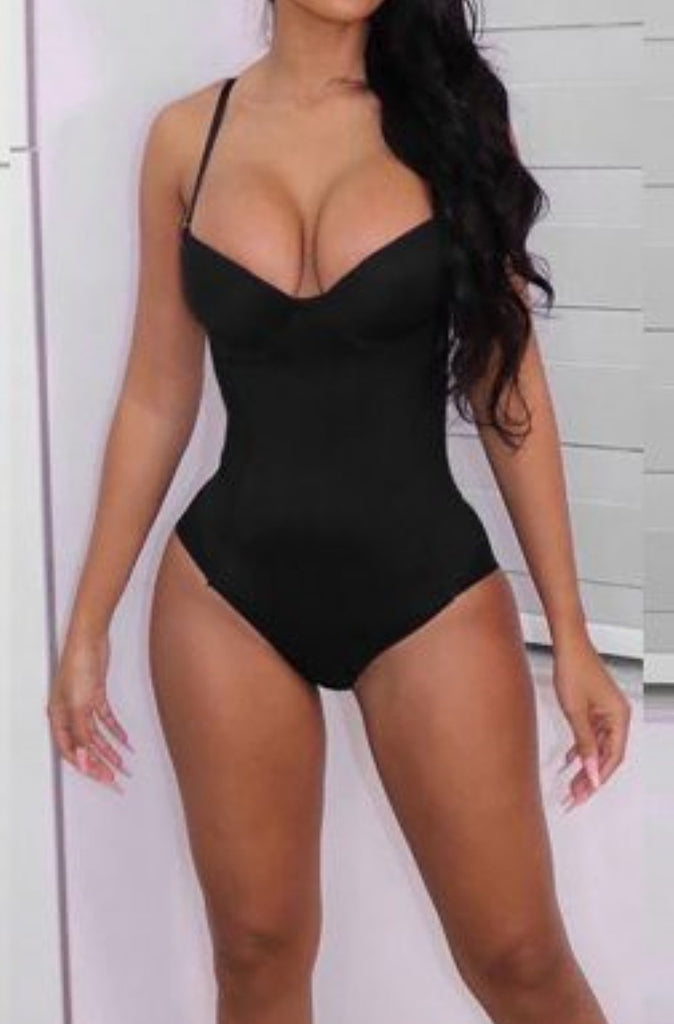 Late Night Text Luxury BodySuit - Féline Couture 