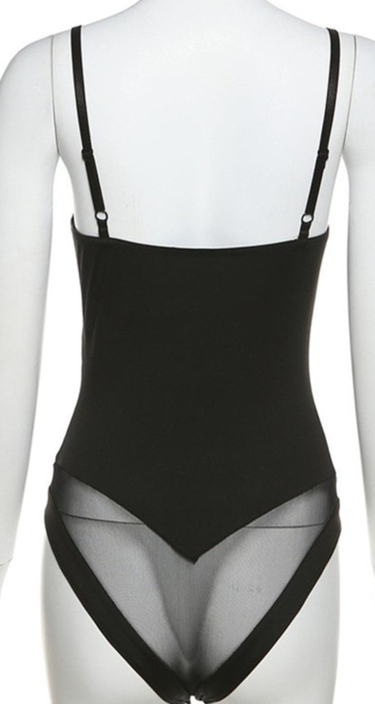 Late Night Text Luxury BodySuit - Féline Couture 