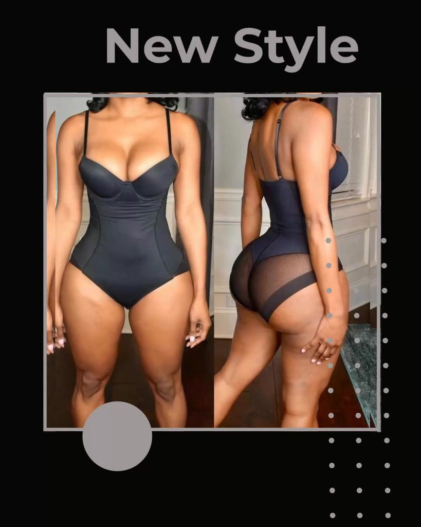 Late Night Text Luxury BodySuit - Féline Couture 