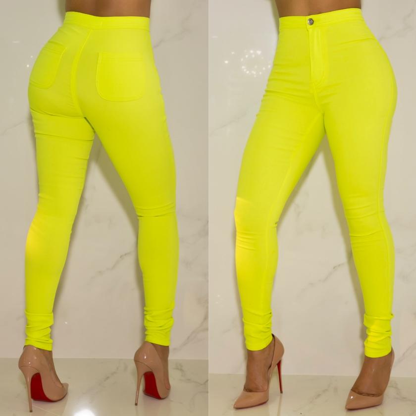 Killing Em Softly High Waist Stretchy Jeans - Féline Couture 