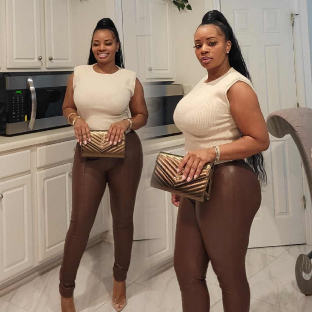 All Eyes On Me Leather Pants - Féline Couture 