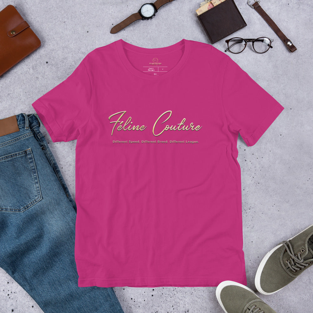 Feline Couture Branded Short-Sleeve Unisex T-Shirt - Féline Couture 