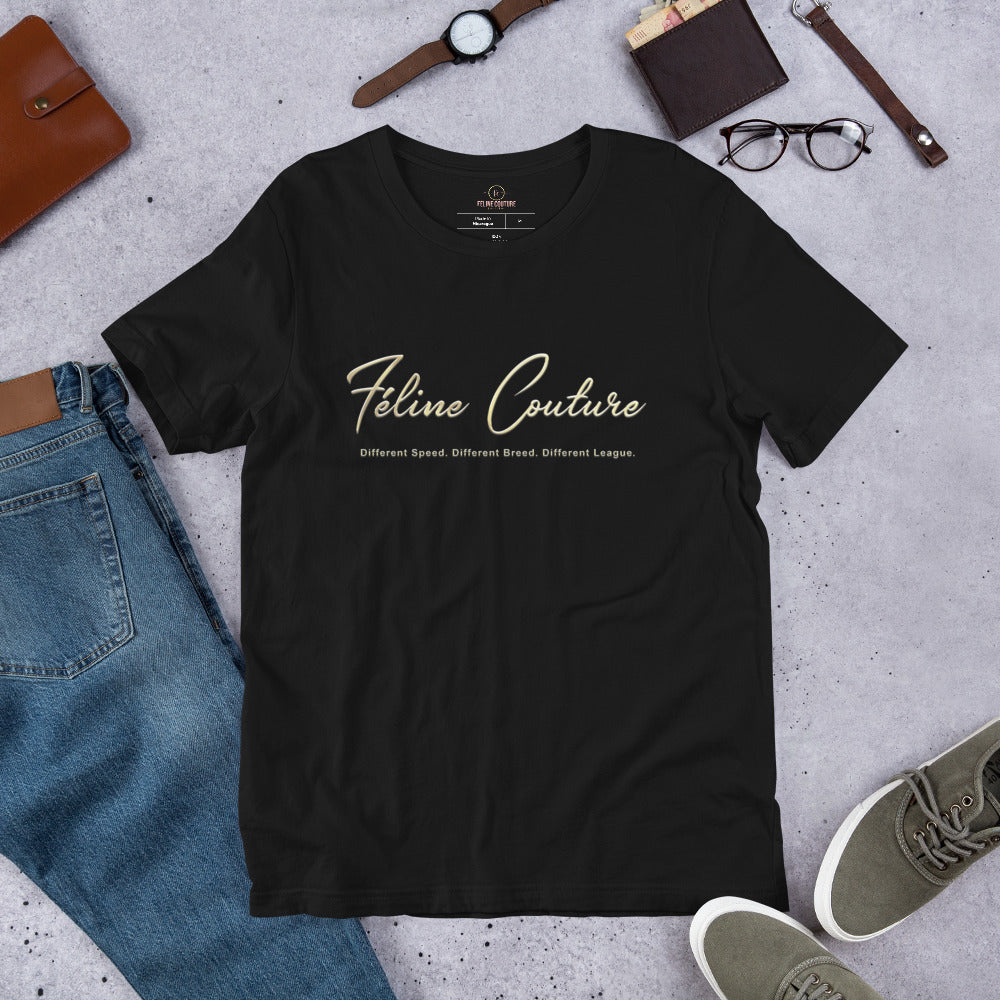 Feline Couture Branded Short-Sleeve Unisex T-Shirt - Féline Couture 