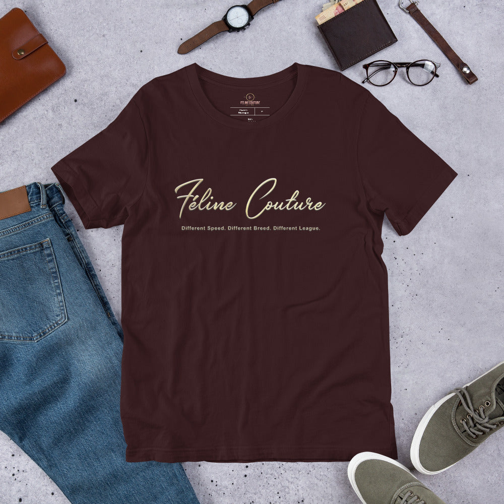 Feline Couture Branded Short-Sleeve Unisex T-Shirt - Féline Couture 