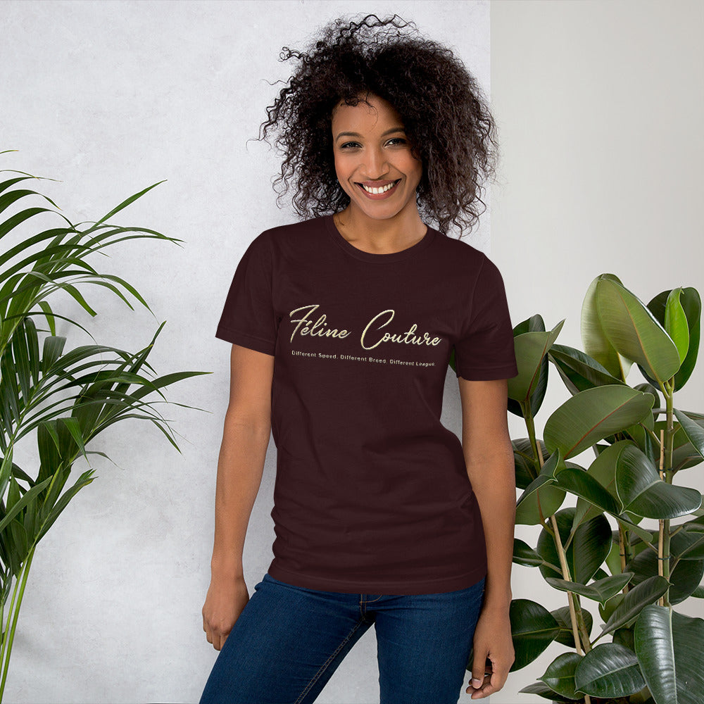 Feline Couture Branded Short-Sleeve Unisex T-Shirt - Féline Couture 