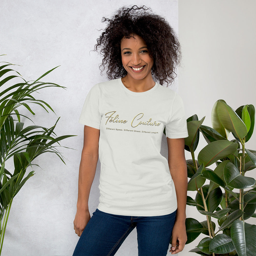 Feline Couture Branded Short-Sleeve Unisex T-Shirt - Féline Couture 