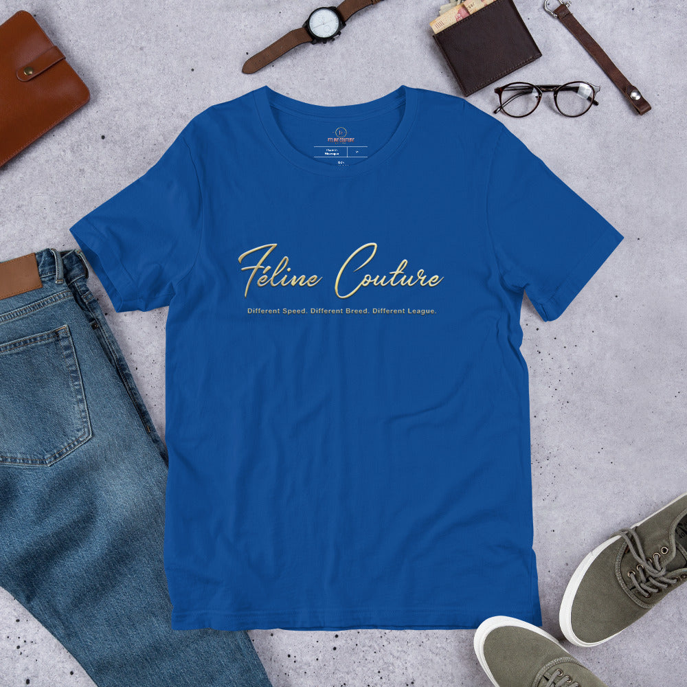 Feline Couture Branded Short-Sleeve Unisex T-Shirt - Féline Couture 