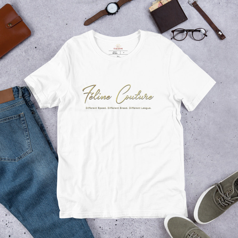 Feline Couture Branded Short-Sleeve Unisex T-Shirt - Féline Couture 