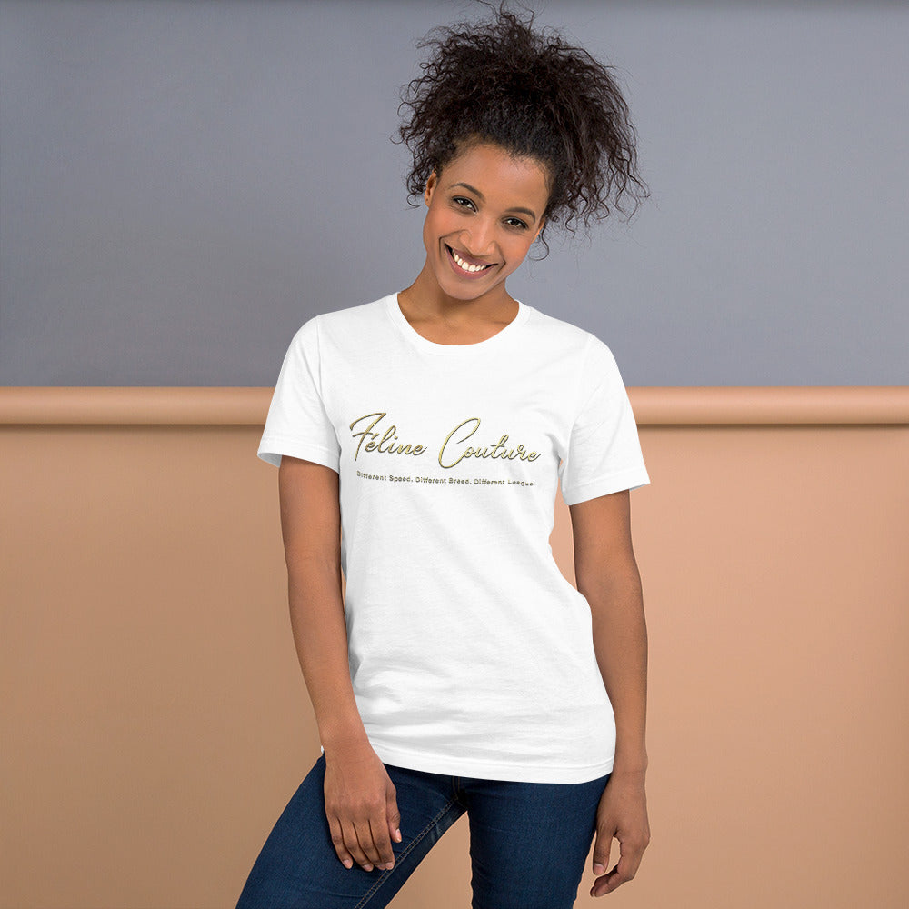 Feline Couture Branded Short-Sleeve Unisex T-Shirt - Féline Couture 