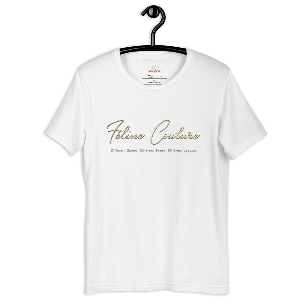 Feline Couture Branded Short-Sleeve Unisex T-Shirt - Féline Couture 