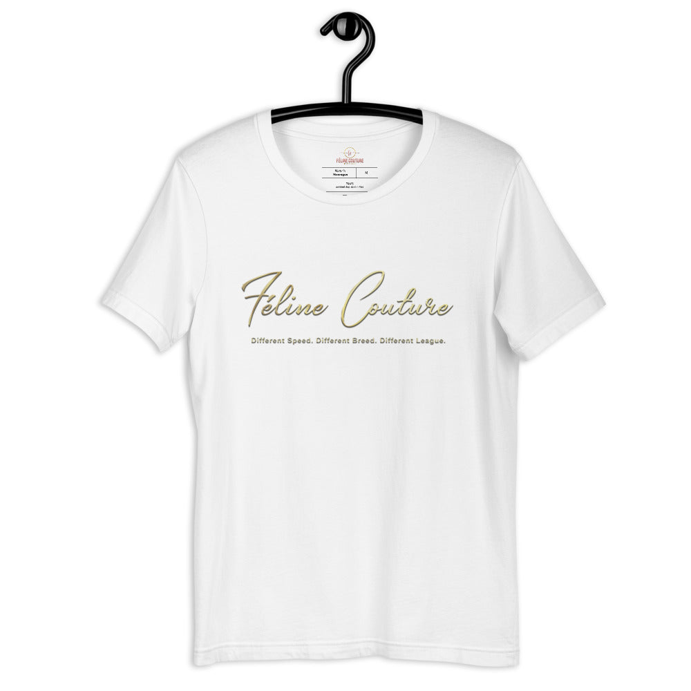 Feline Couture Branded Short-Sleeve Unisex T-Shirt - Féline Couture 