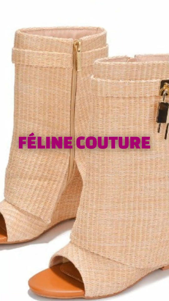 Cuffing Season Wedge Bootie - Féline Couture 